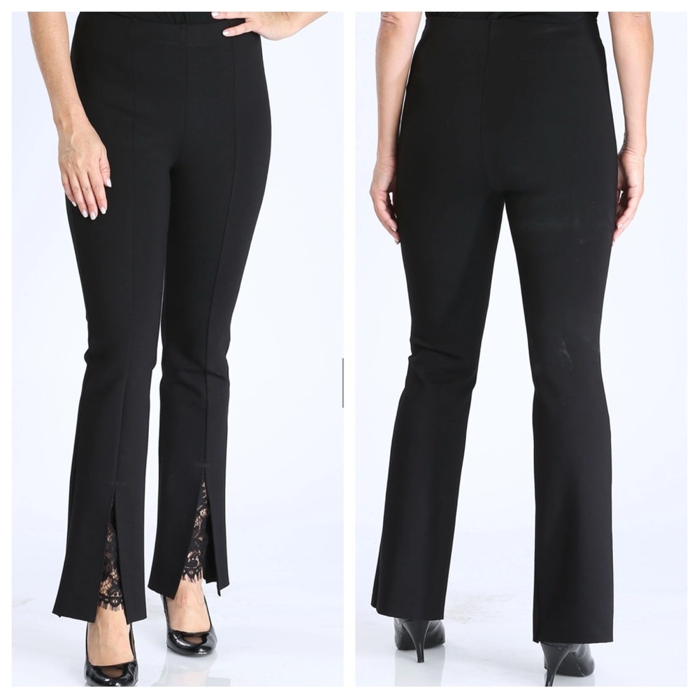 IC Collection Front Split & Lace Insert Pants